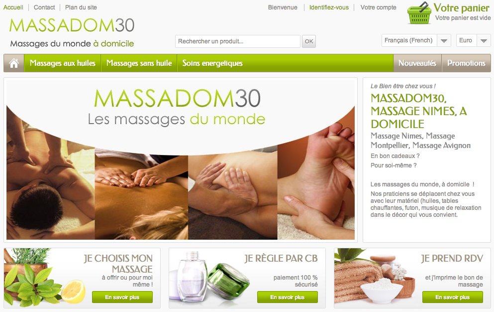 Massadom30, massage à domicile à Nîmes